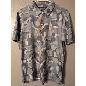 William Murray Golf Polo Shirt Mens Small S Titos Vodka Camo Short Sleeve...